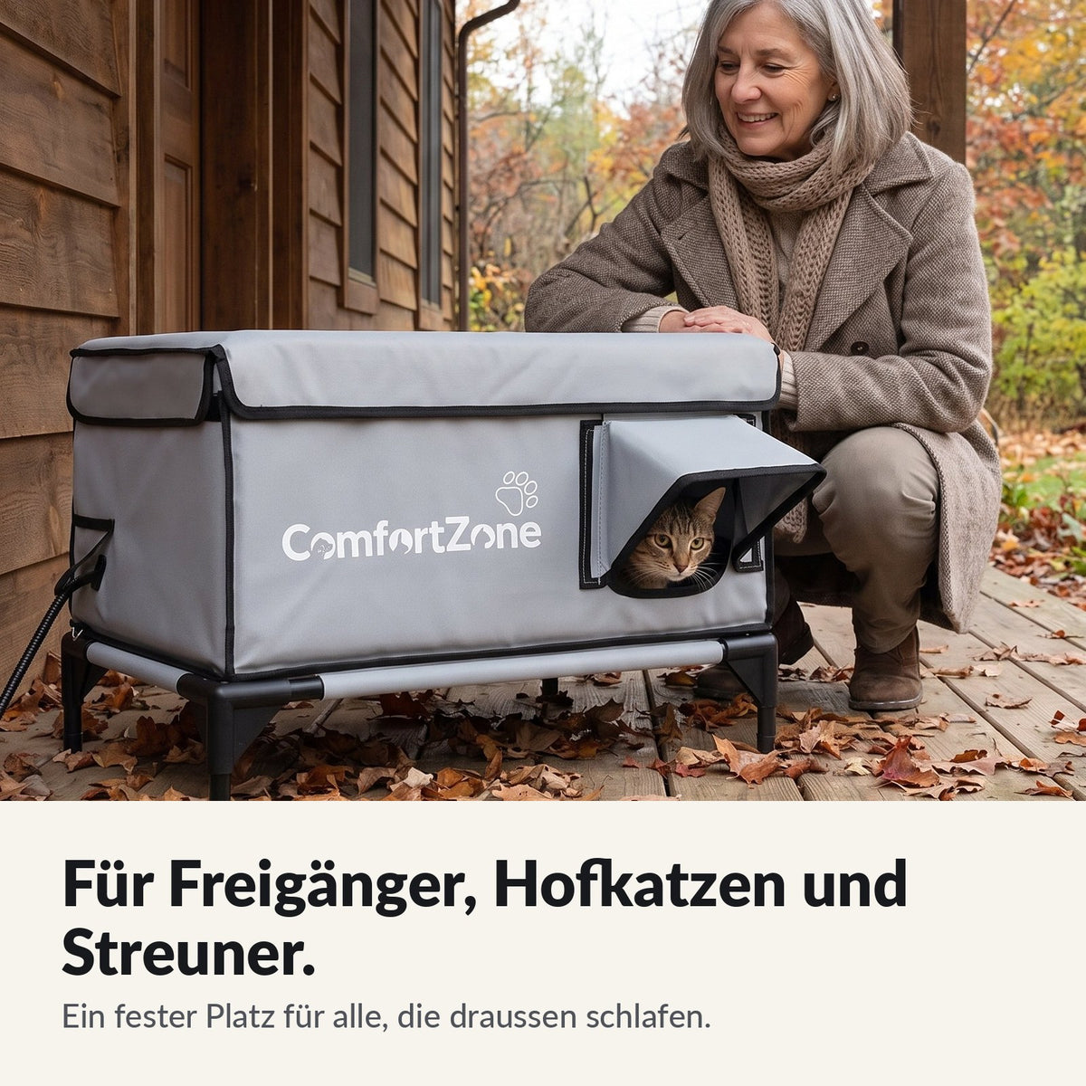 Comfort Zone für Freigänger, Hofkatzen und Streuner